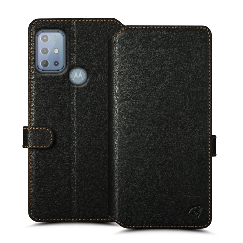 чехол-кошелек на Motorola Moto G20 Черный Stenk Premium Wallet фото 1