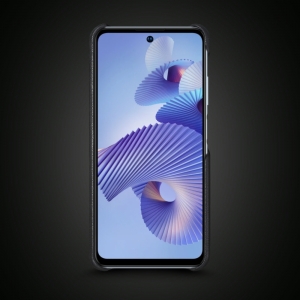 Кожаная накладка Stenk WoodBacker для ZTE Blade V40 Чёрная