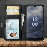 Чехол книжка Stenk Premium Wallet для Nokia G60 Чёрный
