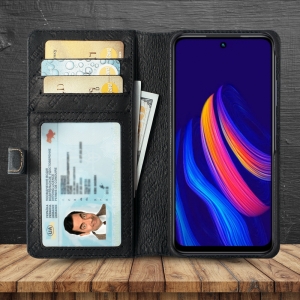 Чехол-портмоне Stenk Premium Wallet для Infinix Hot 30 Чёрный