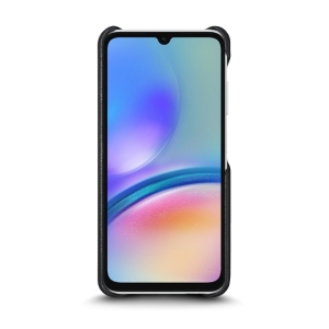 Кожаная накладка Stenk Reptile Cover для Samsung Galaxy A05s Чёрная