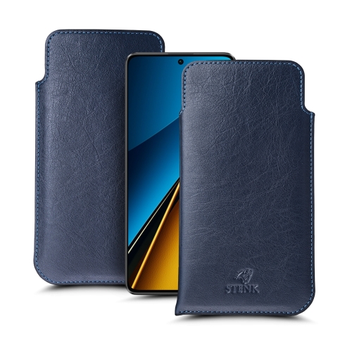 чехлы-футляры на Xiaomi Poco X6 Синий Stenk Elegance фото 1