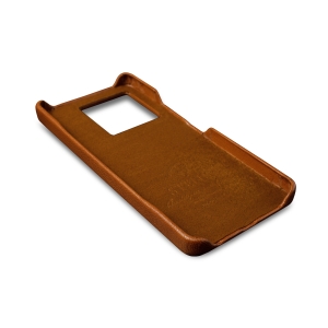 Шкіряна накладка Stenk WoodBacker для Infinix Note 30 Pro Тютюн