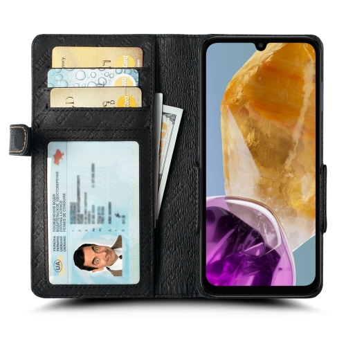 чохол-книжка на Samsung Galaxy M15 Чорний Stenk Wallet фото 2