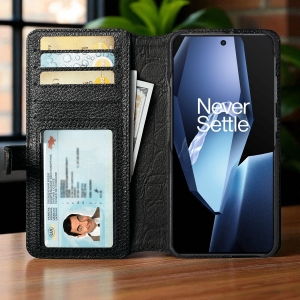 Чохол-портмоне Stenk Premium Wallet для OnePlus 13R Чорний