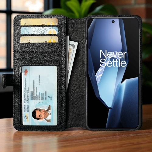 чохол-гаманець на OnePlus 13R Чорний Stenk Premium Wallet фото 2