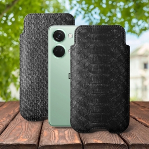 Футляр Stenk Sportage Python для OnePlus Nord 3 Чёрный