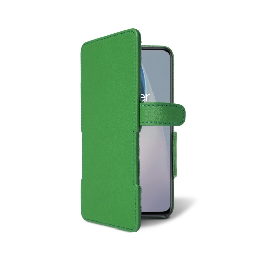чехол-книжка на OnePlus Nord N10 Зелёный Stenk Prime фото 2