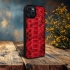 Накладка SkinBacker Python Scales для Apple iPhone 15 Красный