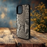 Накладка SkinBacker Mini Python Scales для Apple iPhone 16 Натуральный