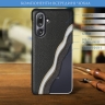 Шкіряна накладка Stenk Cover для Samsung Galaxy M36 Чорний