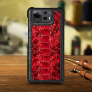 Накладка Stenk ExBacker Python Scales для ASUS Zenfone 12 Ultra Красный