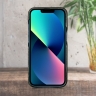 Кожаная накладка Stenk Cover для Apple iPhone 13 Черный