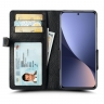 Чехол книжка Stenk Wallet для Xiaomi 12 5G Чёрный