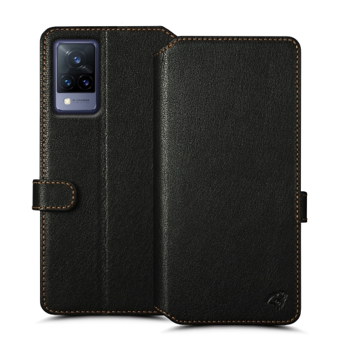 чохол-гаманець на Vivo V21 Чорний Stenk Premium Wallet фото 1