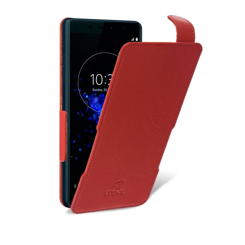 чехол-флип на Sony Xperia XZ2 Compact Красный Stenk Prime фото 2