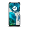 Кожаная накладка Stenk Reptile Cover для Motorola Moto G52 Чёрная