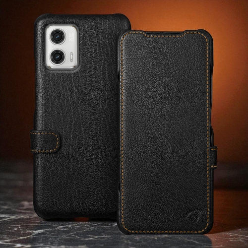 чехол-книжка на Motorola Moto G73 5G Черный Stenk Premium фото 1