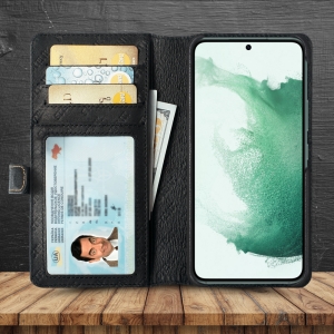 Чохол-портмоне Stenk Premium Wallet для Samsung Galaxy S22 5G Чорний