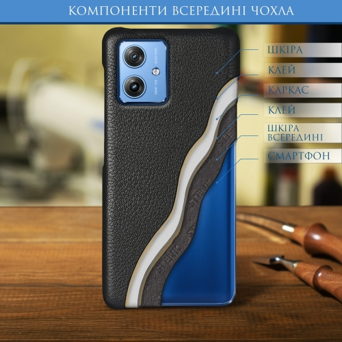 бампер на Motorola Moto G64 Черный Stenk Cover фото 4