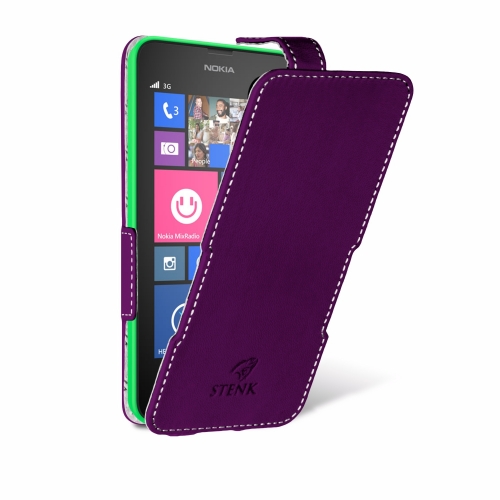 чохол-фліп на Nokia Lumia 630 Бузок Stenk Prime Purple фото 2