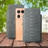 Футляр Stenk Sportage Python для Motorola Edge 50 Ultra Серый