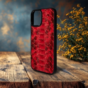 Накладка SkinBacker Python Scales для Apple iPhone 16 Plus Червоний