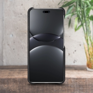 Кожаная накладка Stenk Cover для HuaWei Nova 13 Pro Чёрный