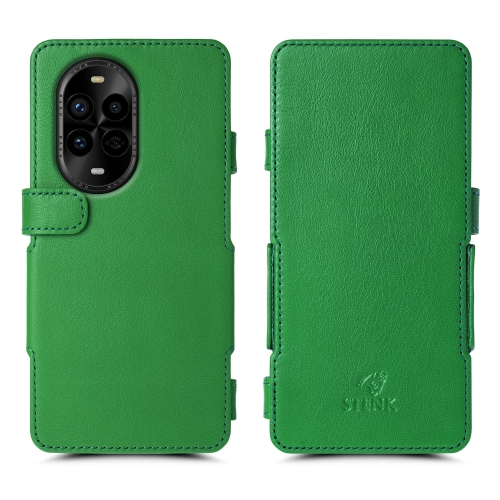 чехол-книжка на HuaWei Nova 13 Pro Зелёный  Prime фото 1