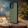 Накладка SkinBacker Mini Python Scales для Apple iPhone 16 Оливковый