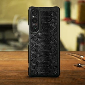 Накладка Stenk ExBacker Python Scales для Sony Xperia 1 V Чорний