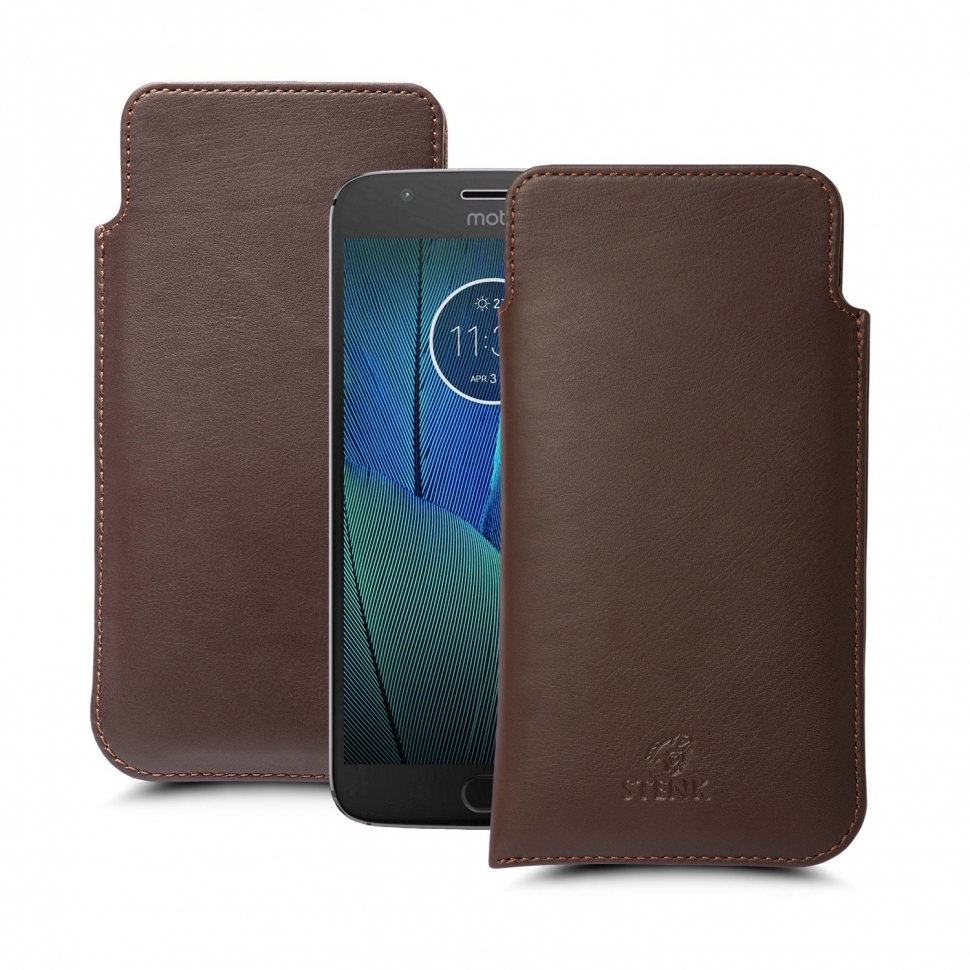 

Футляр Stenk Elegance для Motorola Moto G5S Plus Коричневый