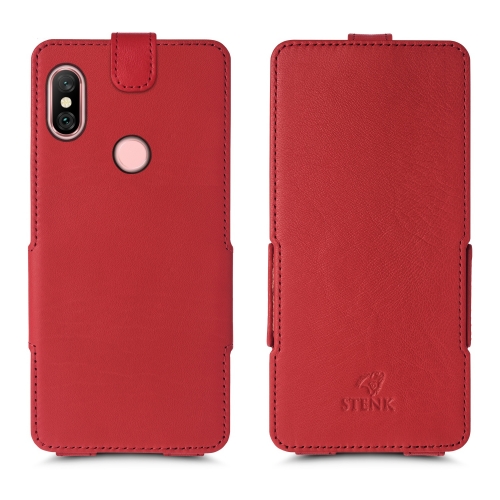 чехол-флип на Xiaomi Redmi Note 6 Pro Красный Stenk Prime фото 1