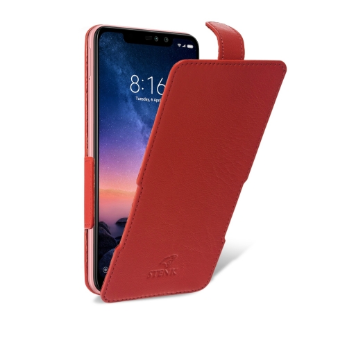 чехол-флип на Xiaomi Redmi Note 6 Pro Красный Stenk Prime фото 2