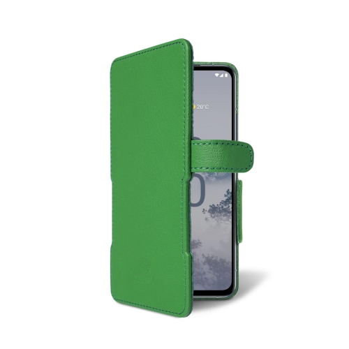 чехол-книжка на Nokia X30 Зелёный  Prime фото 2