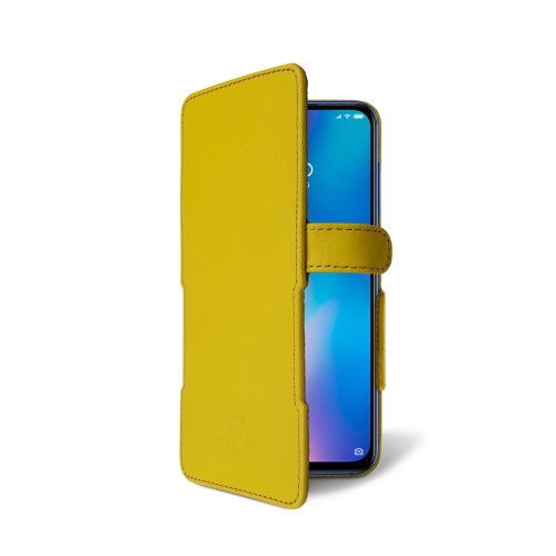 чехол-книжка на Xiaomi Mi 9 Желтый Stenk Prime фото 2