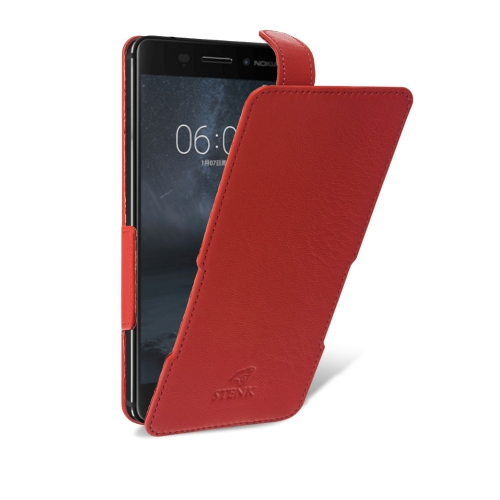 чехол-флип на Nokia 6 Красный Stenk Prime фото 2