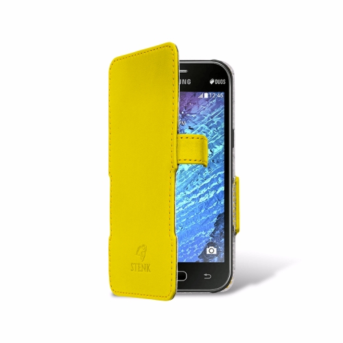 чохол-книжка на Samsung Galaxy J1 (SM J100H) Жовтий Stenk Сняты с производства фото 2