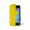 Чохол книжка Stenk Prime для Samsung Galaxy J1 (SM J100H) Жовтий