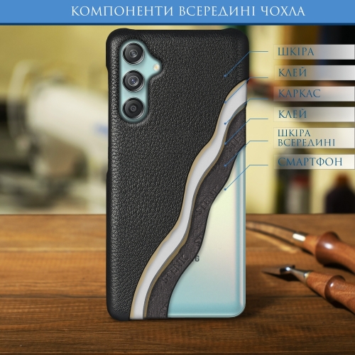 бампер на Samsung Galaxy M55 Черный Stenk Cover фото 4