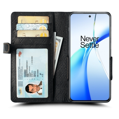 чехол-книжка на OnePlus Ace 3V Черный Stenk Wallet фото 2