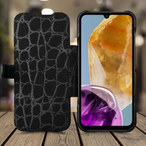 Чехол книжка Stenk Premium для Samsung Galaxy M15 Чёрный