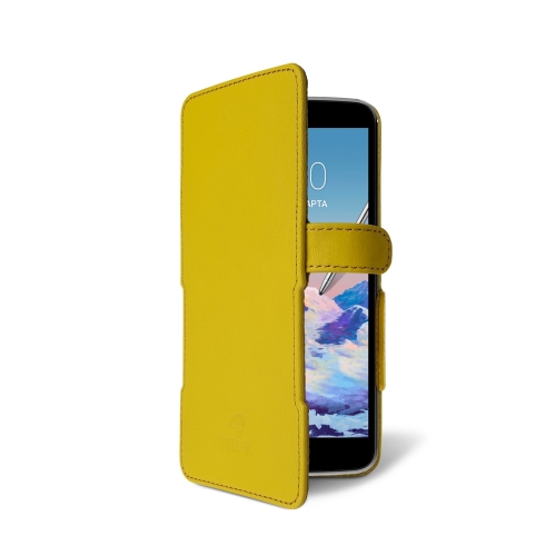 чохол-книжка на LG Stylus 3 Жовтий Stenk Сняты с производства фото 2