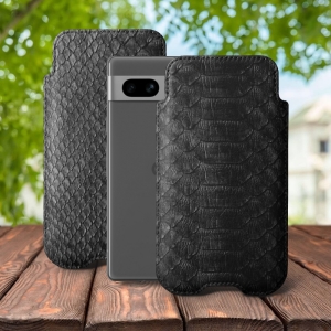 Футляр Stenk Sportage Python для Google Pixel 7a Чёрный