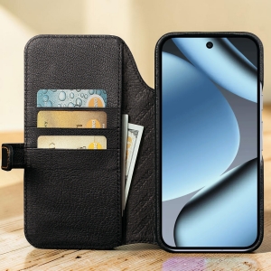 Чехол-портмоне Stenk Premium Wallet для Google Pixel 10 Pro XL Чёрный
