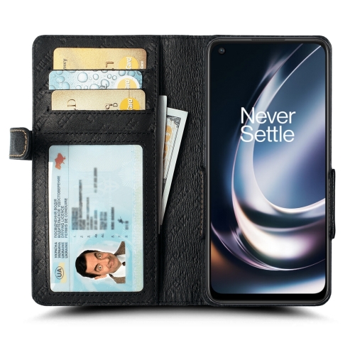 чехол-книжка на OnePlus Nord CE 2 Lite 5G Черный Stenk Wallet фото 2