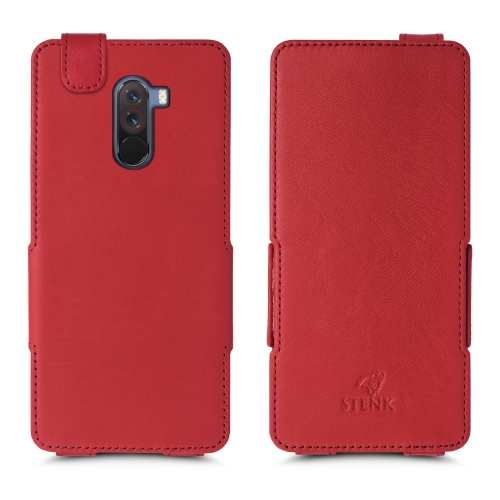 чехол-флип на Xiaomi Pocophone F1 Красный Stenk Prime фото 1