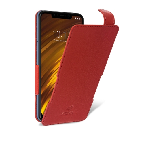 чехол-флип на Xiaomi Pocophone F1 Красный Stenk Prime фото 2