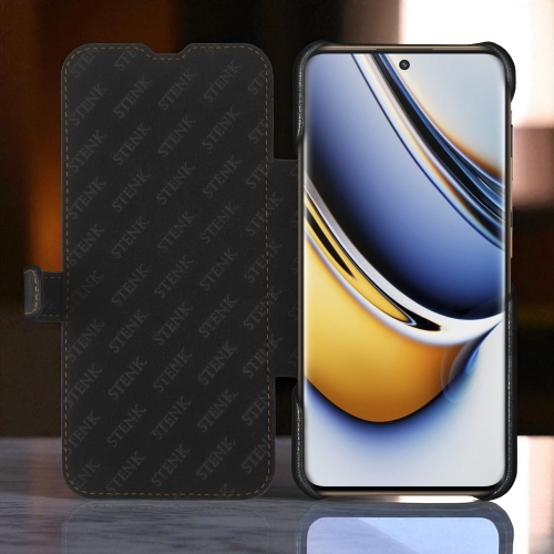 чехол-книжка на Realme 11 Pro Plus Черный Stenk Premium фото 2