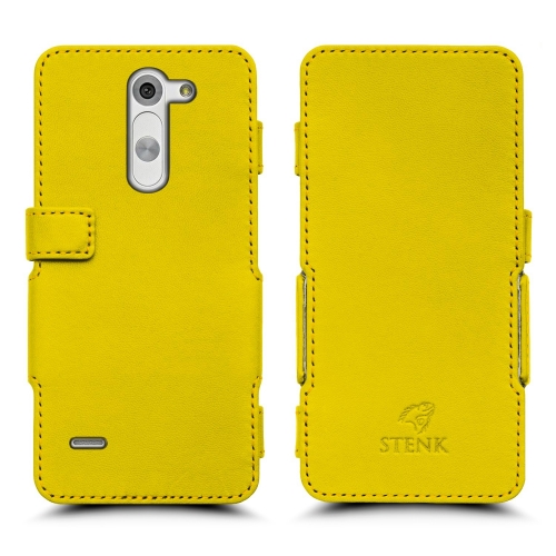 чохол-книжка на LG G3 Stylus Duo D690 Жовтий Stenk Сняты с производства фото 1